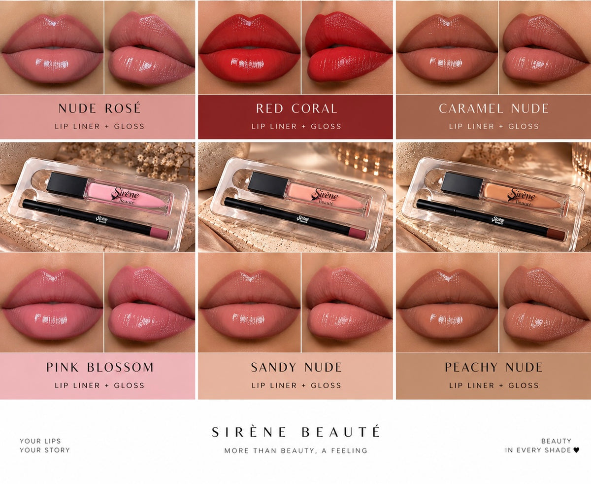Sandy Lip Liner + Lip Gloss Combo