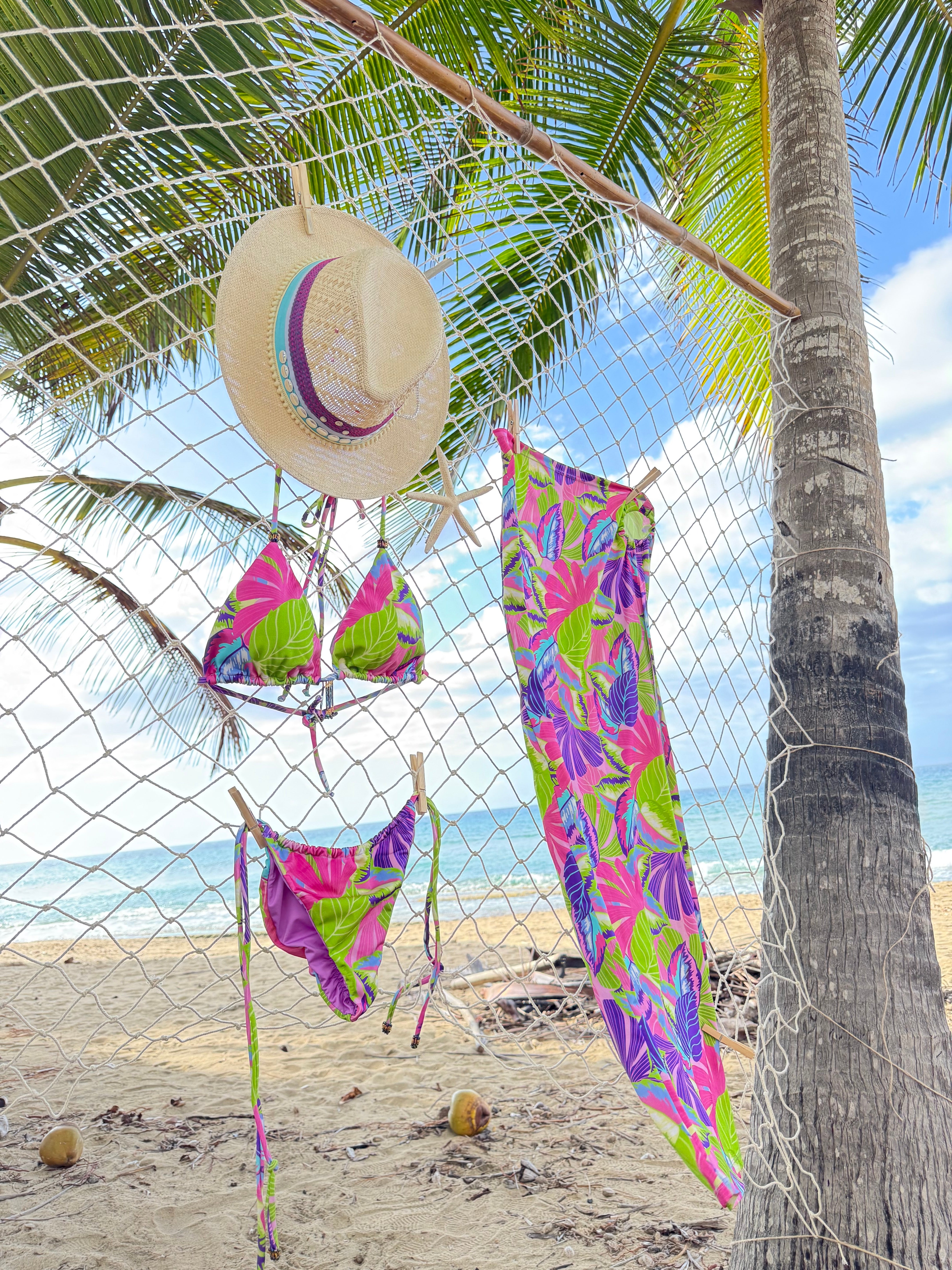 Set “Selva Tropical” – Bikini + Pareo