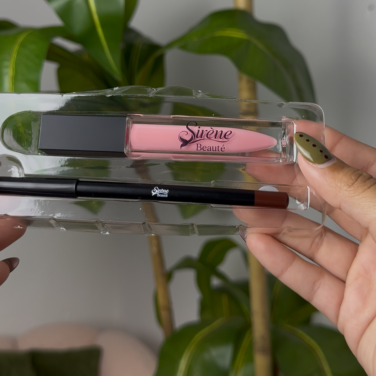 Pink Blossoms Lip Liner + Lip Gloss Combo