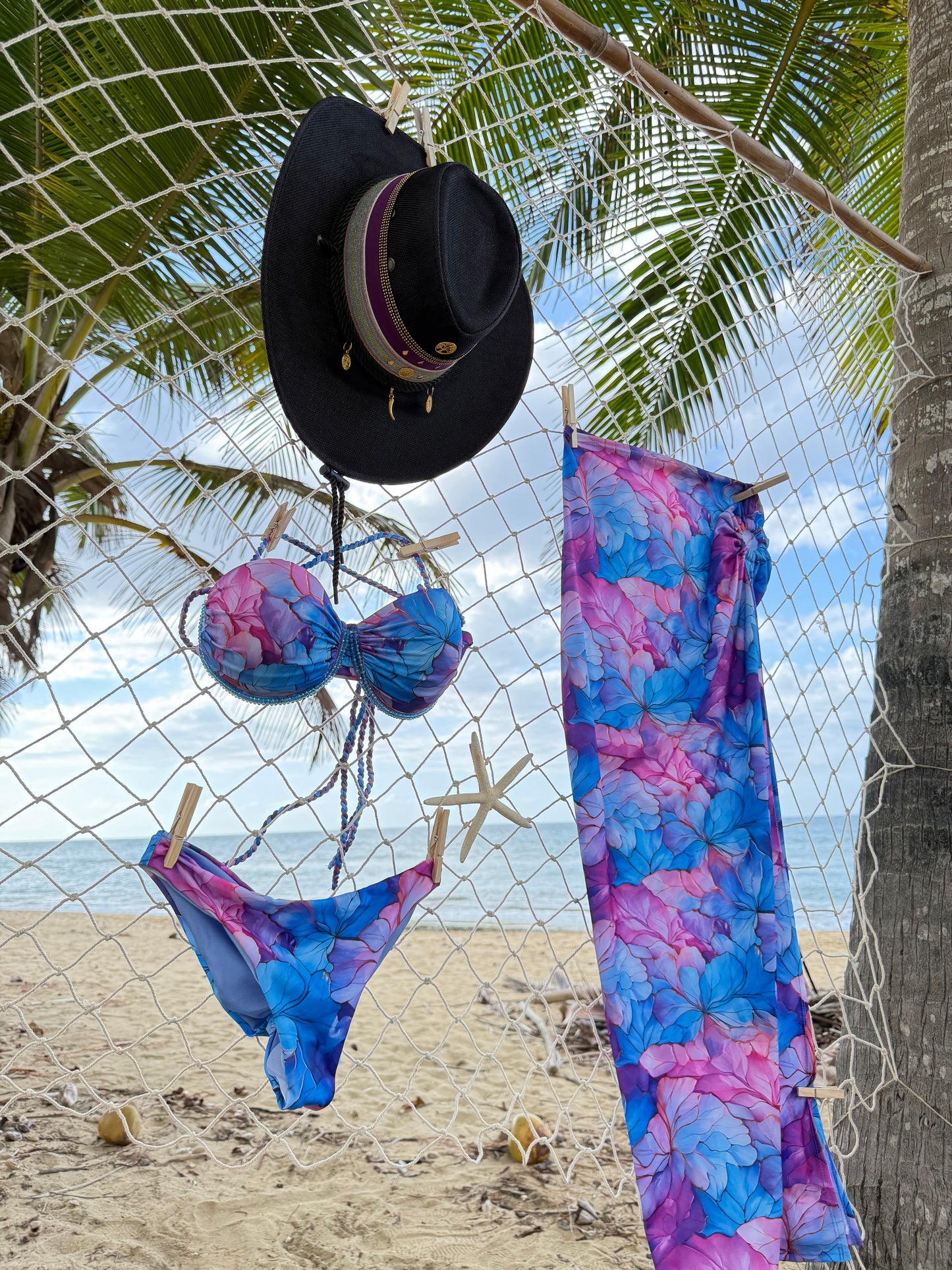 Set “Bloom Breeze” – Traje de Baño + Pañuelo